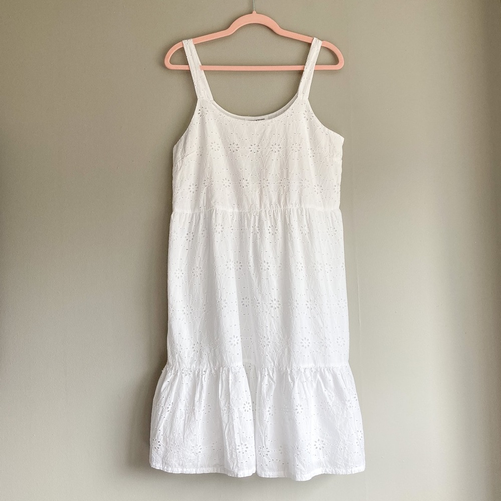 NWT Lucky Brand Eyelet Coastal Cowgirl Western Shift Dress